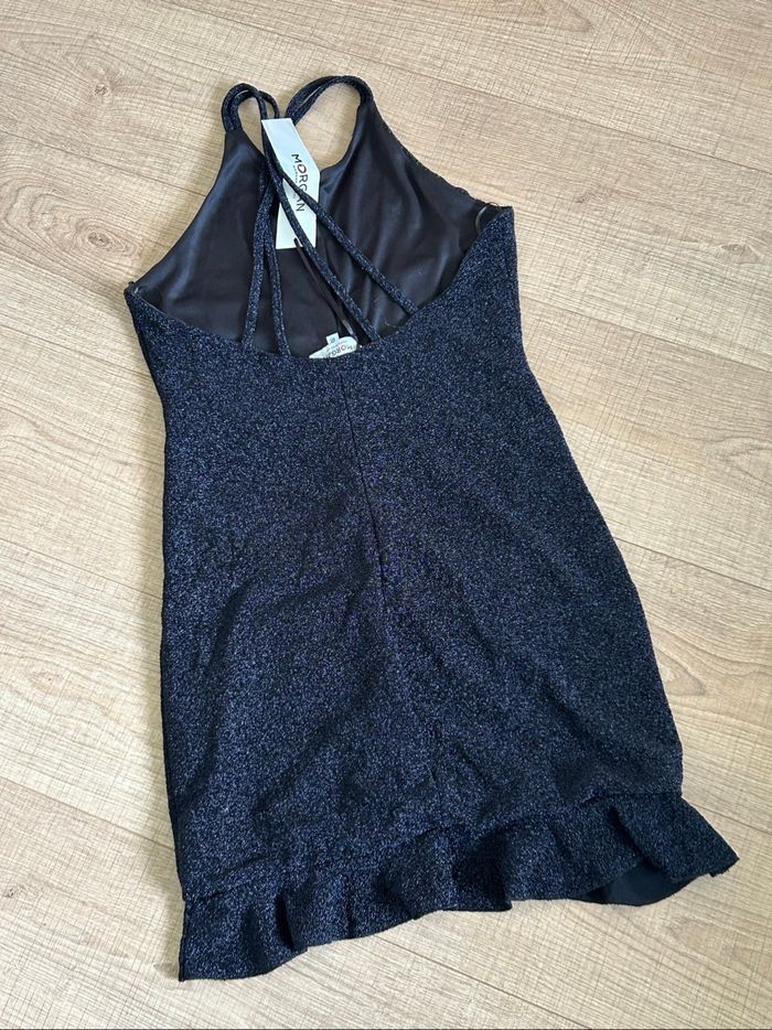 Robe noire et pailletée neuve Morgan taille 40 (valeur 60€) - photo numéro 8