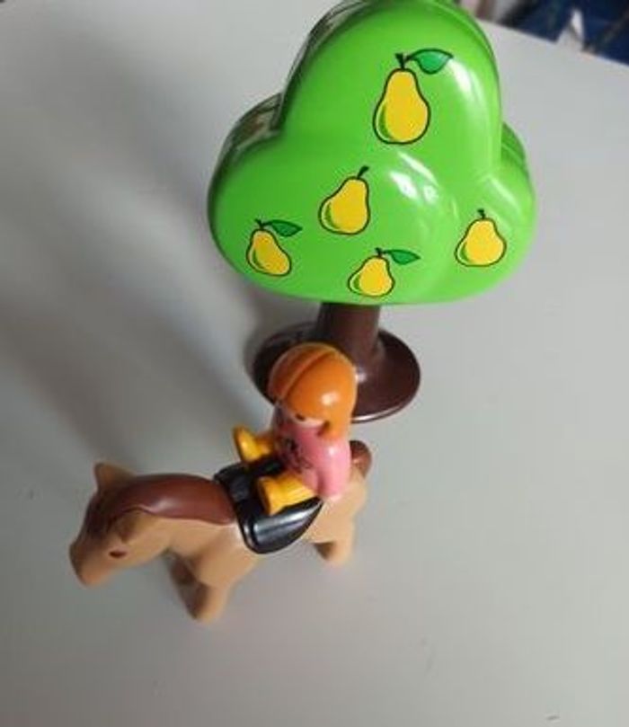 Lot Playmobil 123 petite fille et son poney - photo numéro 3