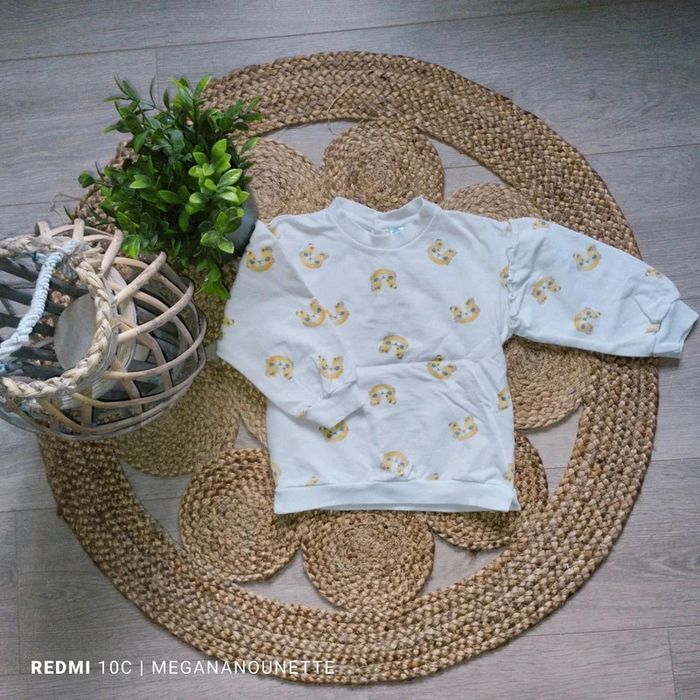 🦁 Pull Animalier – Taille 3 ans 98 cm – Marque TEX 🦁