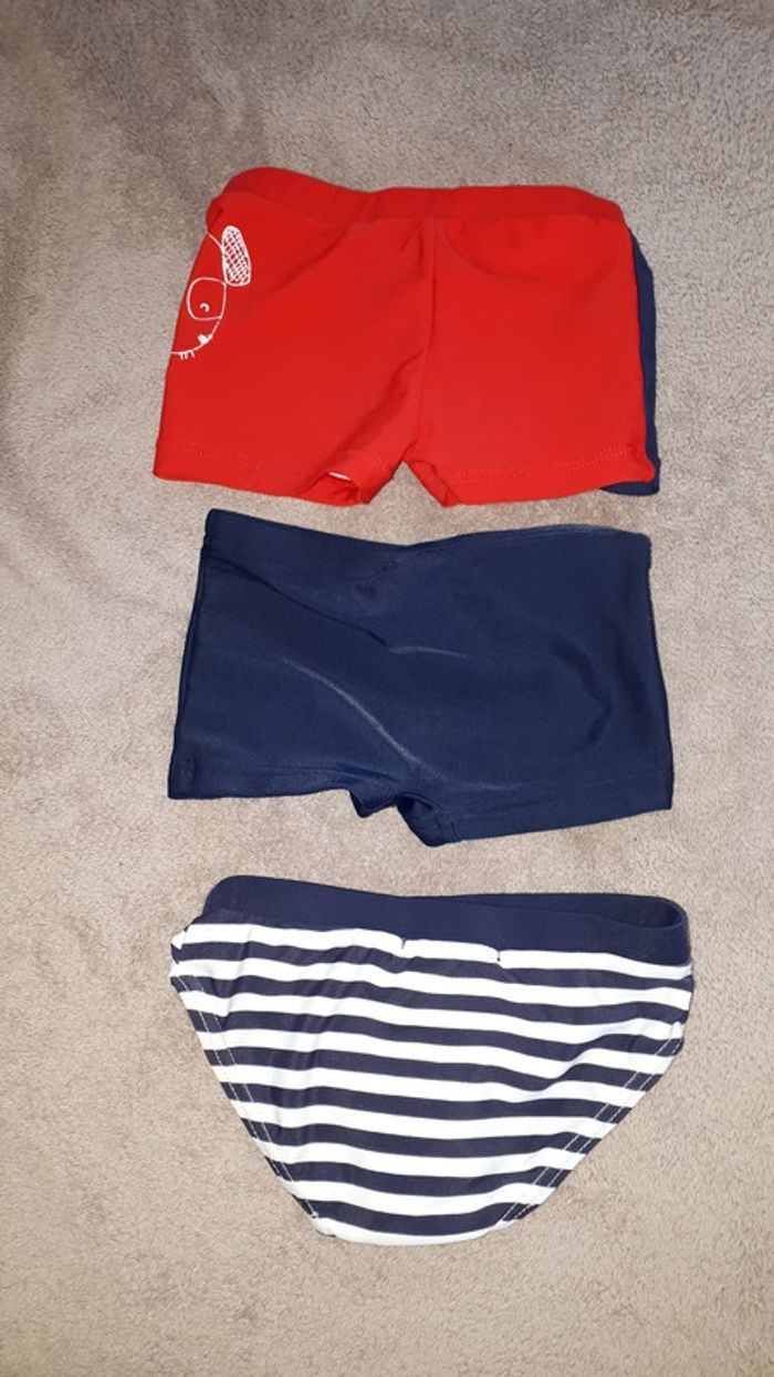 Lot maillots de bain garçon 12 mois - photo numéro 2