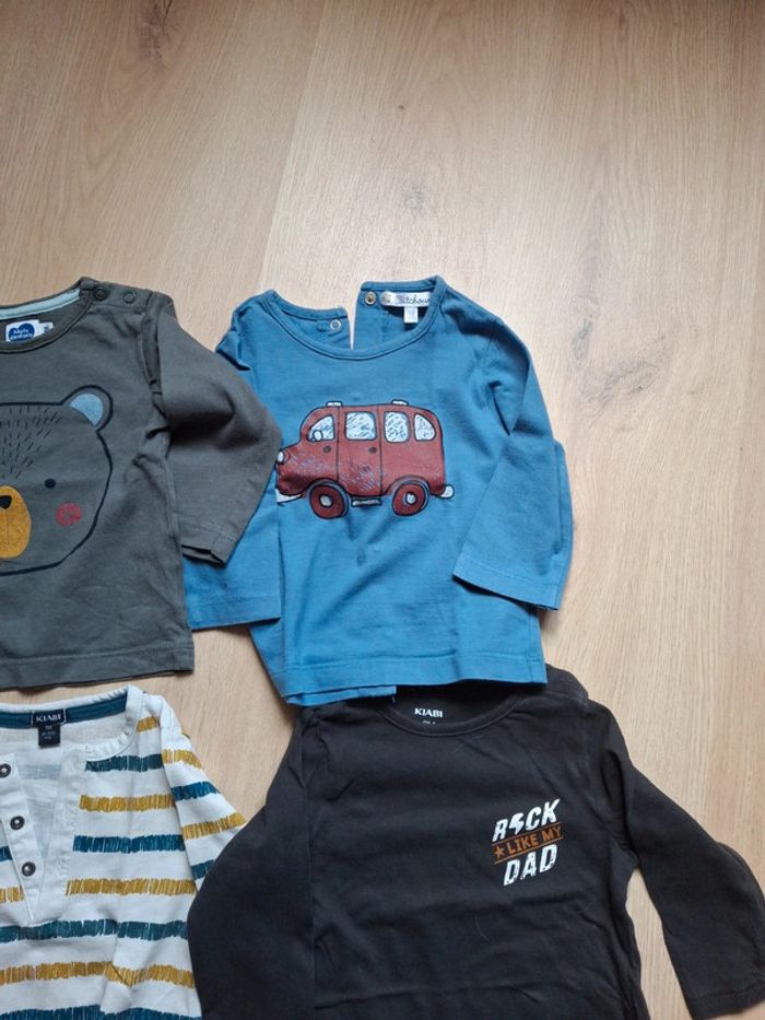 6 tee-shirts manches longues - photo numéro 3
