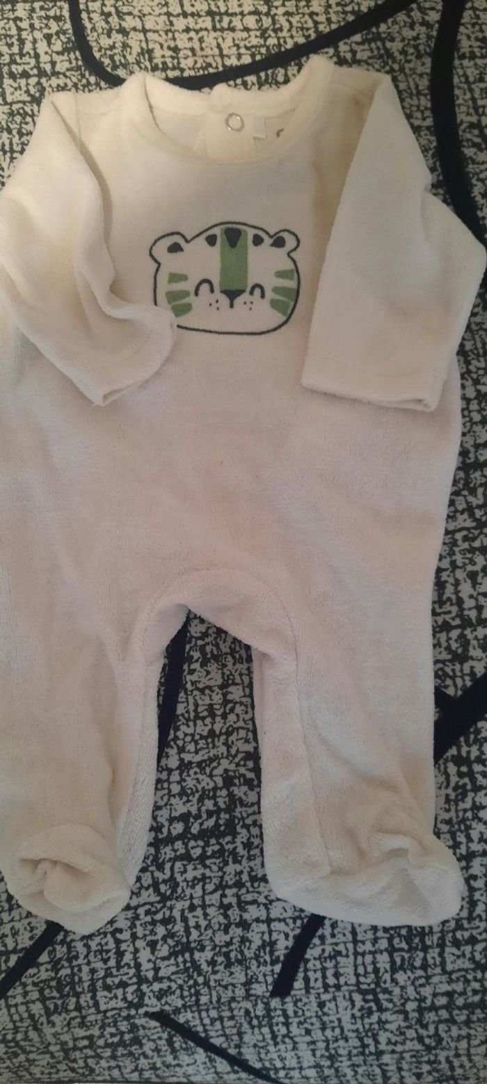 Pyjamas velours bébé naissance - photo numéro 3