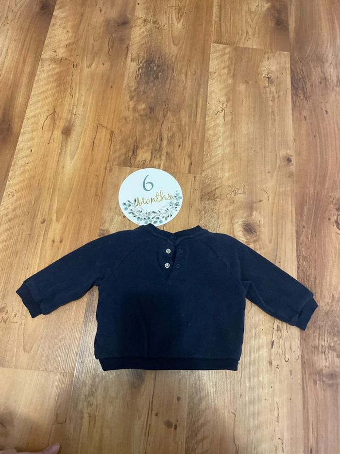 Pull de Noël bleu 6 mois - photo numéro 3