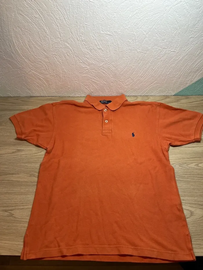Polo, Ralph Lauren - couleur corail - taille M - photo numéro 4