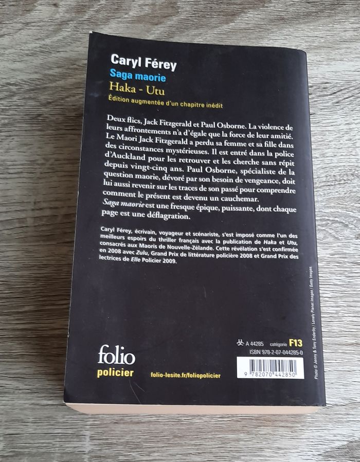 Haka - Utu - Saga maorie de Caryl Férey - photo numéro 2