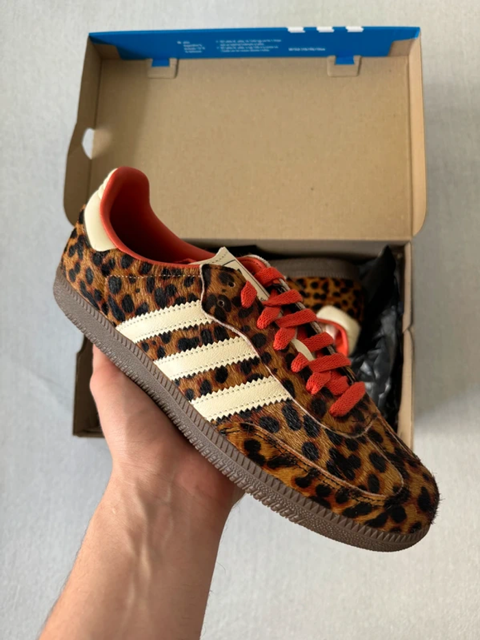 Adidas Samba Preloved Léopard Rouge 37