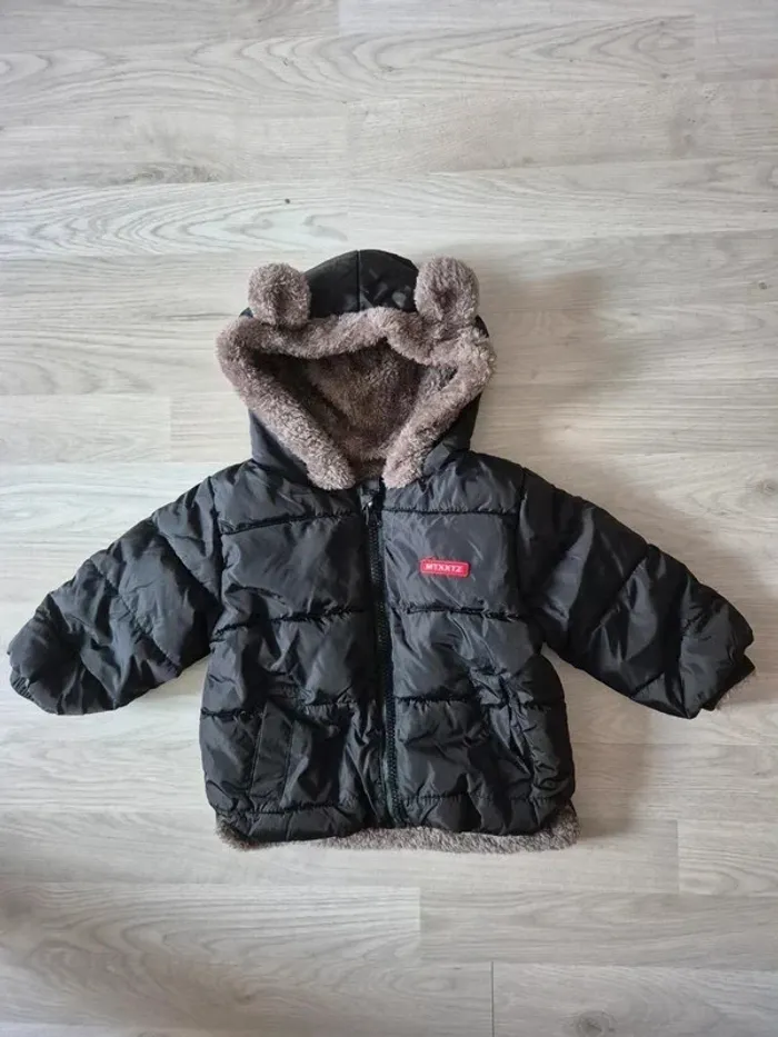 Manteau fourré 6/9mois