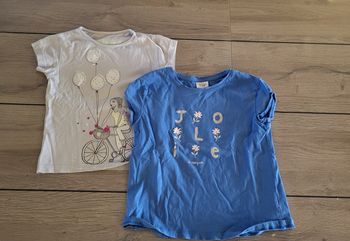 Lot de 2 tshirt 5 ans fille