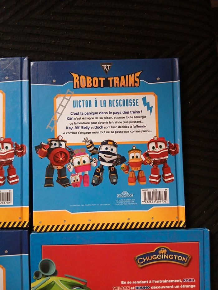Livre robot trains ou chuchinggton - photo numéro 5