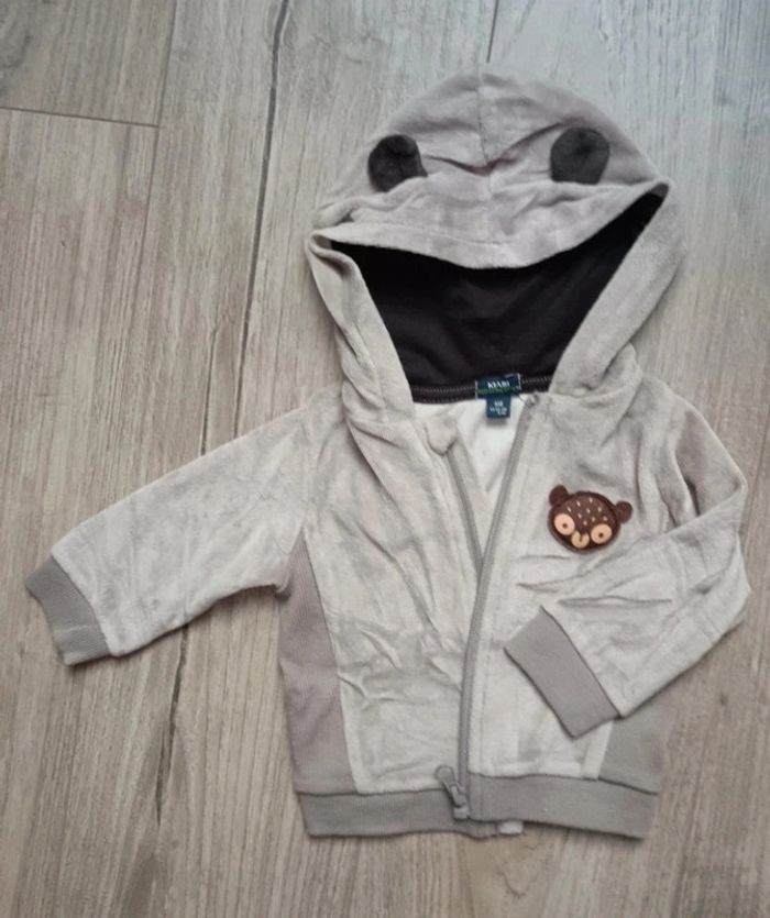 Gilet ours Kiabi 6 mois