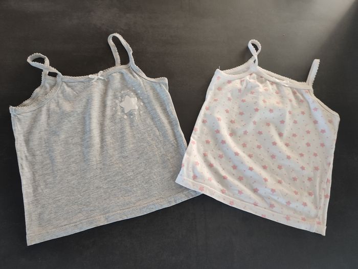 Lot de 2 débardeurs Vertbaudet 5 ans