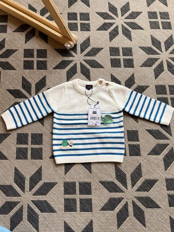 Pull sergent major neuf 18 mois