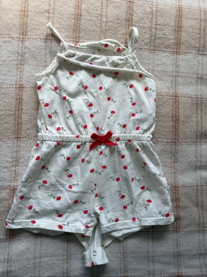 Combinaison short bébé fille - photo numéro 3
