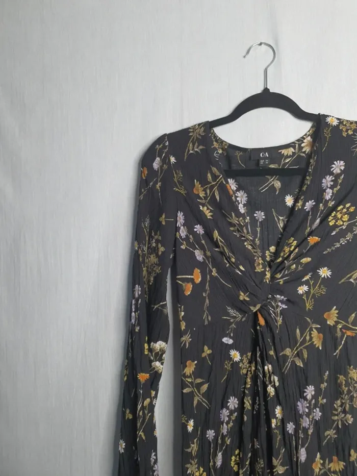 Robe longue fleurie c&a - photo numéro 2