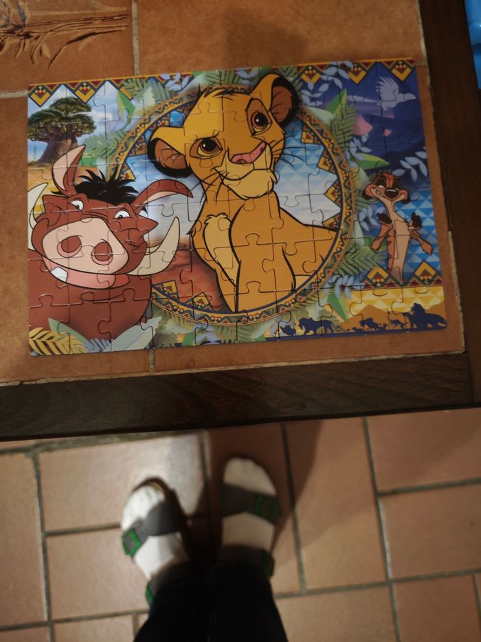 Puzzle Le roi lion 2x60 pièces - photo numéro 2