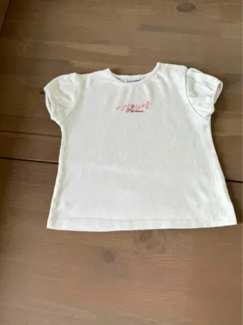 Tshirt blanc bébé P’tit Bisous 18M 81CM