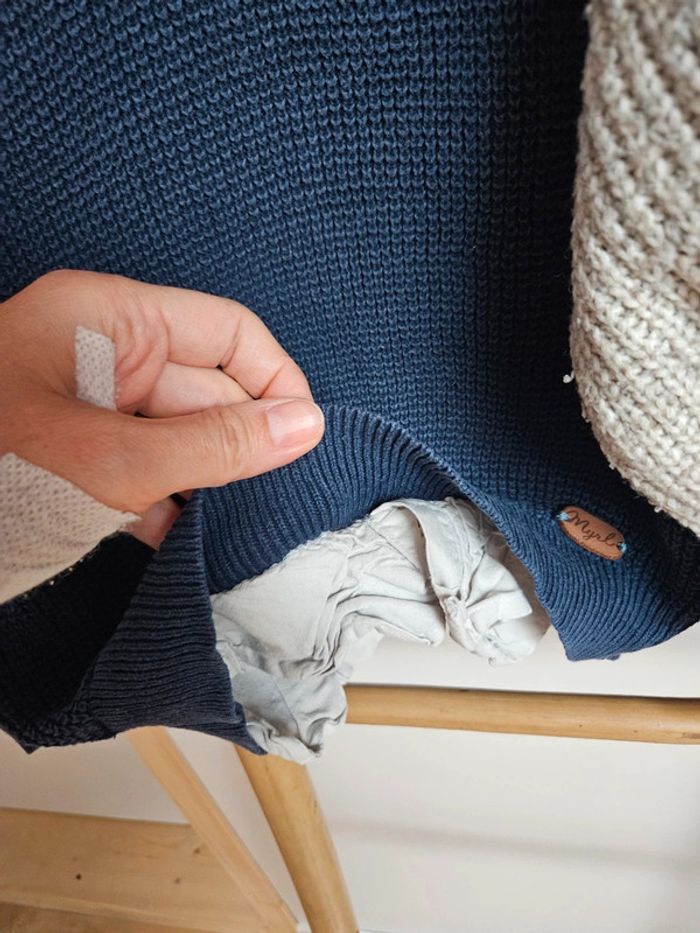 Lot pull et gilet grosse maille 6 ans - photo numéro 4