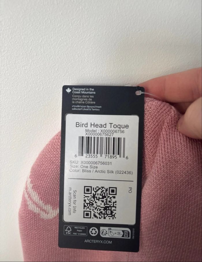 Bonnet Arc’teryx Bird Head – Bliss / Arctic Silk – Taille Unique - photo numéro 4