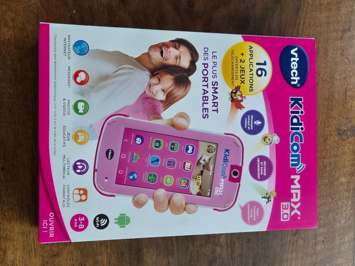 KidiCom Max 3.0 Rose portable enfant sans forfait, version FR