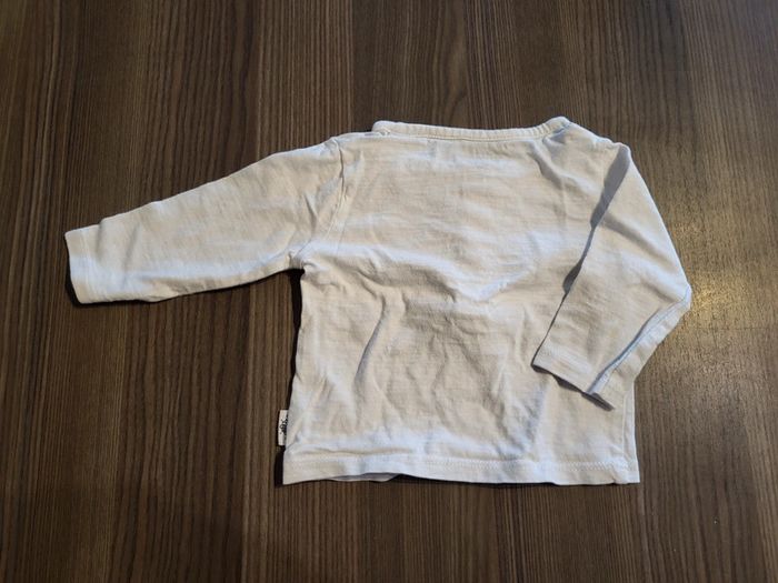 T-shirt manche longue taille 3 mois (56/62 cm) - photo numéro 2