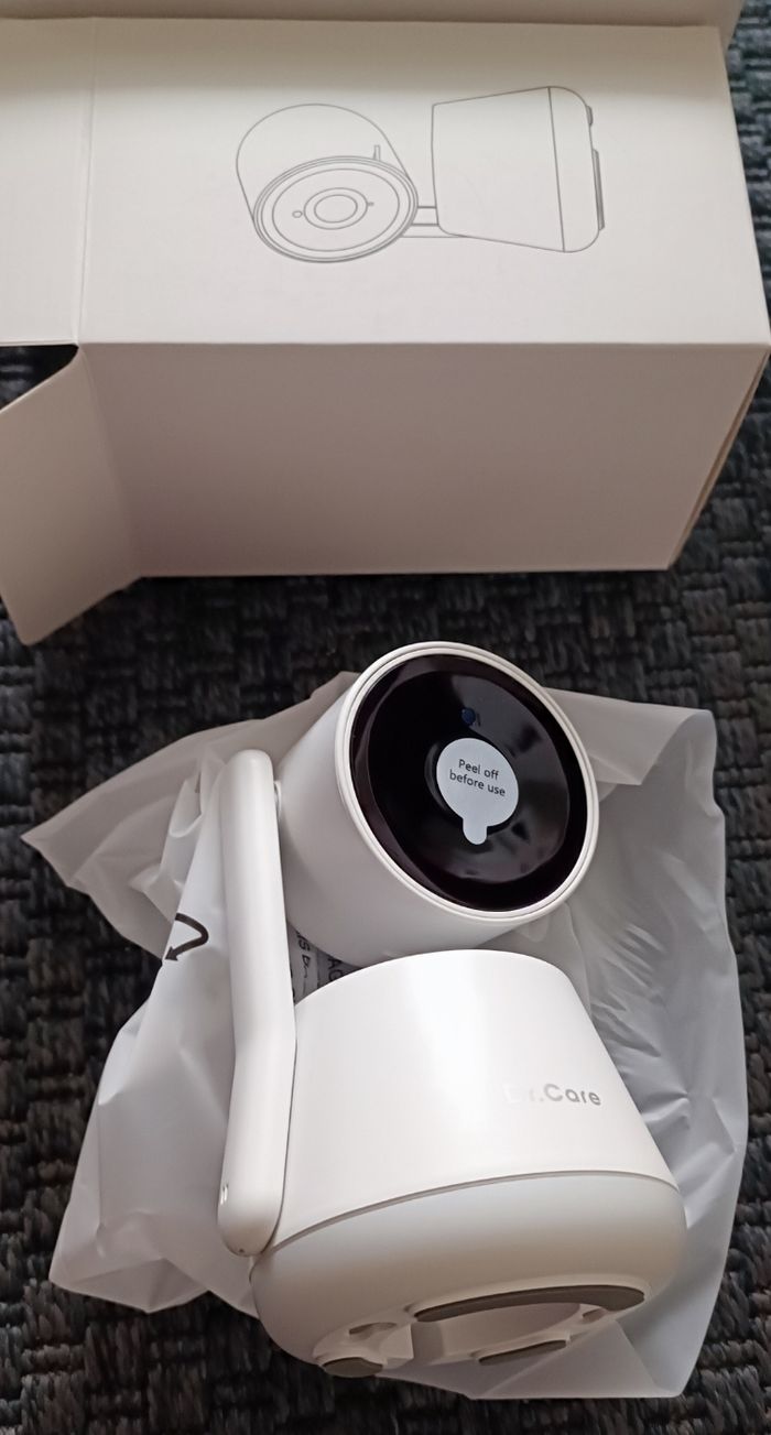 Camera babyphone Dr care LumiView WiFi 5" 2K FHD – App Contrôle, Confidentialité, Batterie 5000mAh, Alertes Bruit & Mouvements, Vision Nocturne HD, Lumière RGB, Portée 390m - photo numéro 3