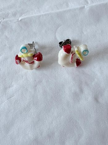Boucles d’oreilles ancre de marine