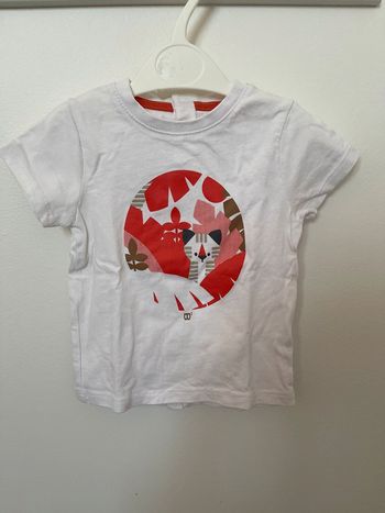 T-shirt manches courtes fille 6 mois