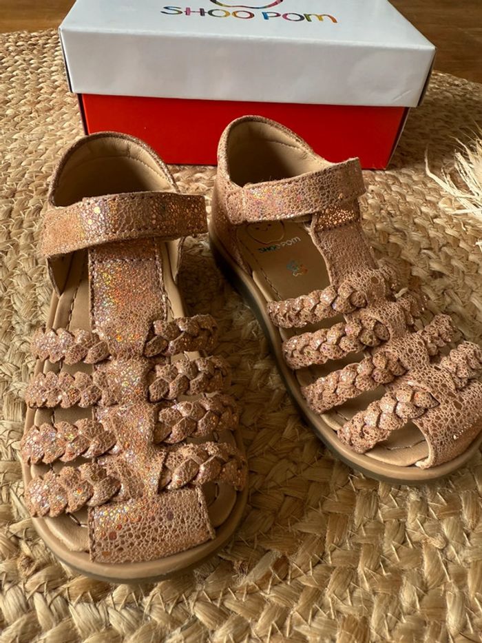 Sandales shoopom fille - neuve - taille 26 - photo numéro 2