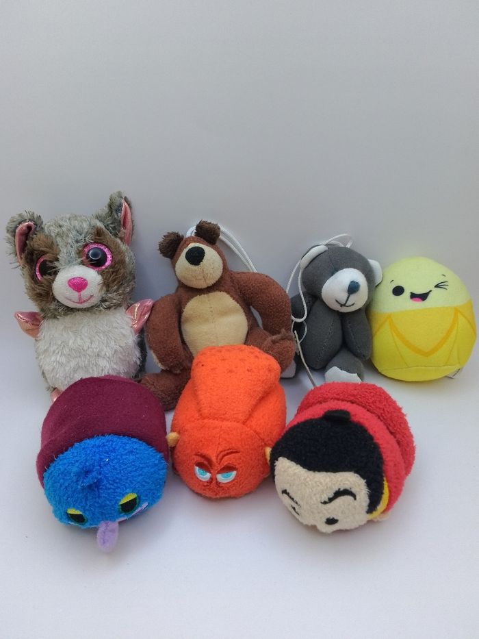 7 mini peluches - photo numéro 1