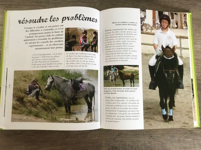 Livre « Une année au poney-club » Éditions Fleurus - photo numéro 4
