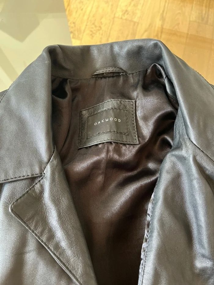 Veste en cuir noir - photo numéro 3