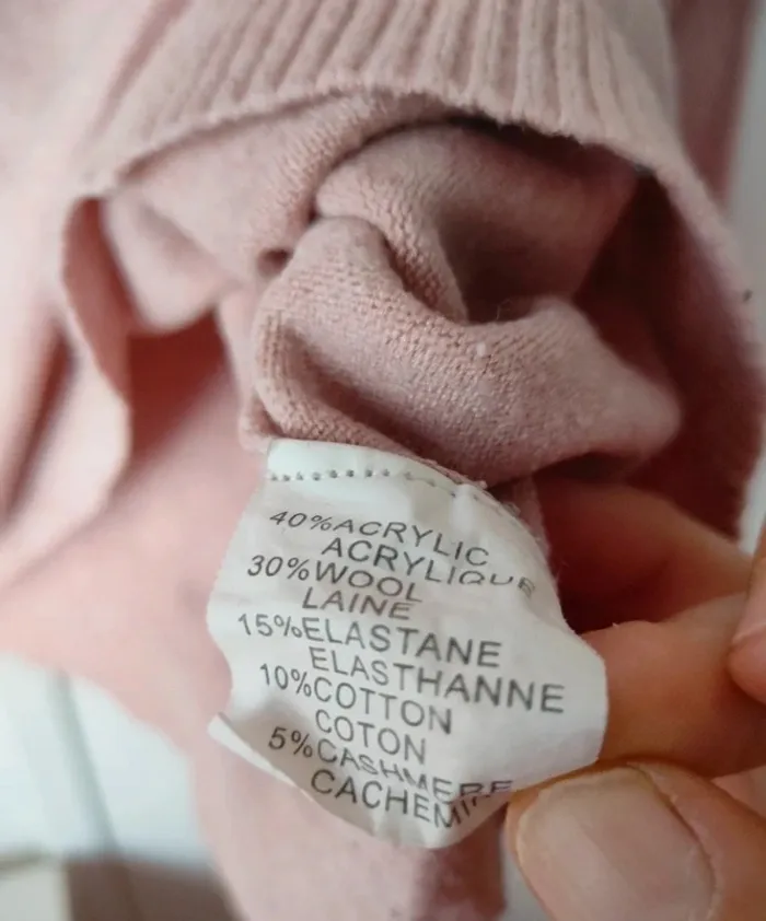 Pull rose Perles taille 46/48 - photo numéro 3