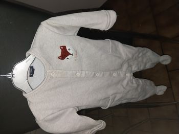 Pyjama beige 1 pièce - Kiabi