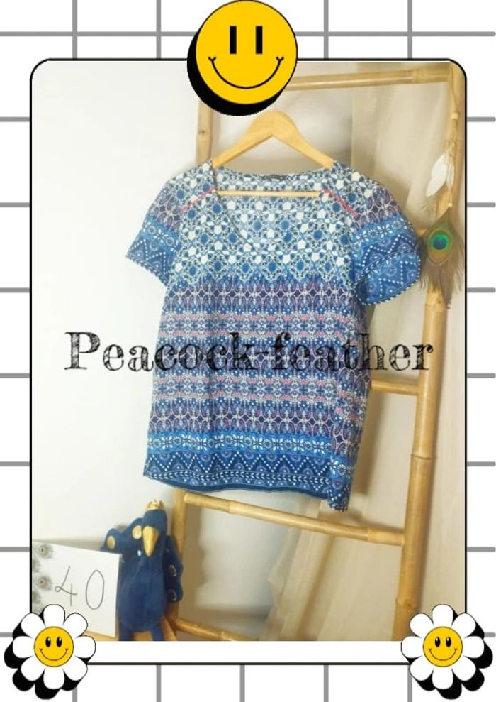 T-shirt breal bleu 40