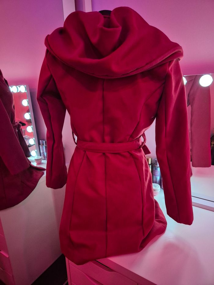 Manteau élégant rouge - photo numéro 5
