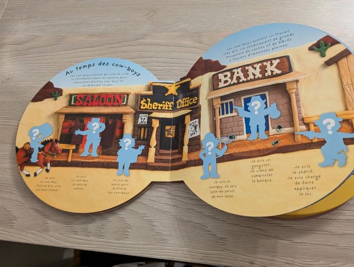 Jeu de loto en livre cowboy chevalier indien - photo numéro 5