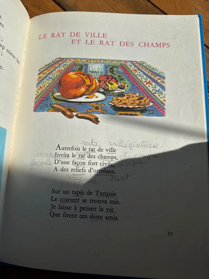 Livre ancien les fables de La Fontaine, 1960 - photo numéro 5