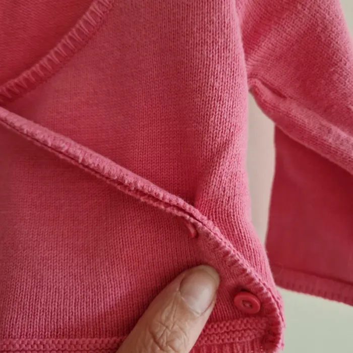 6 mois gilet bolero rose fushia - photo numéro 3