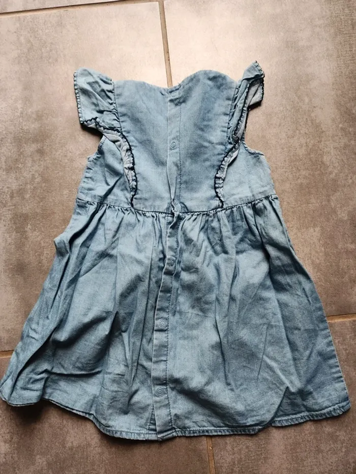 Robe 18 mois denim souple - photo numéro 2