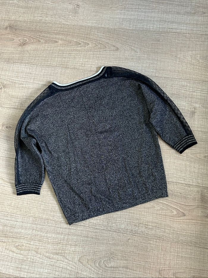 Pull fin à manches courtes Morgan taille XS comme neuf - photo numéro 8