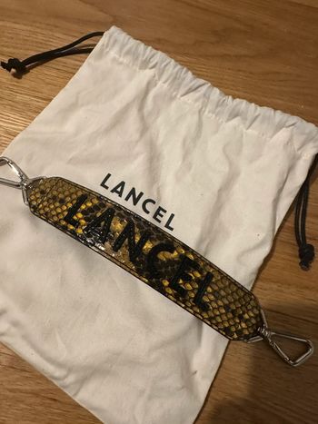 Poignée amovible Ninon python jaune