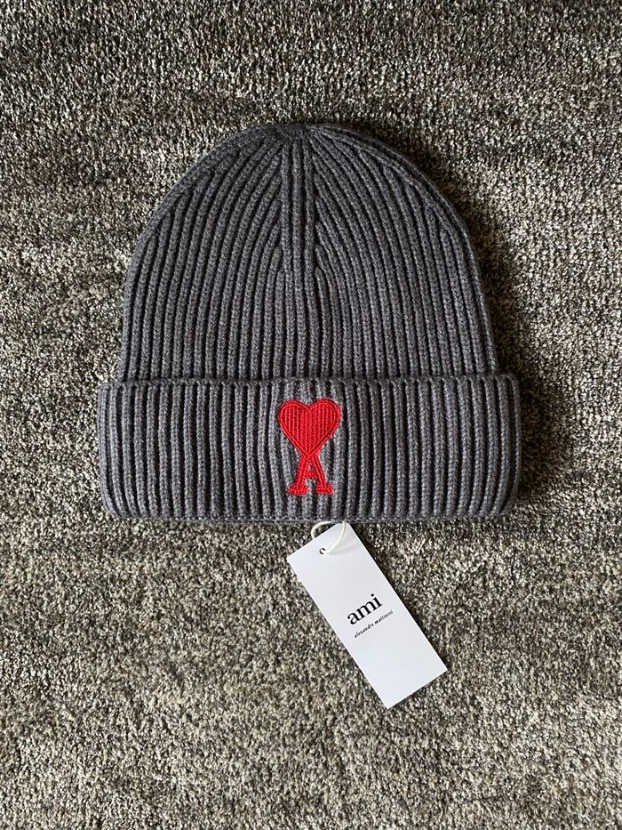 Bonnet AMI Paris Gris Neuf