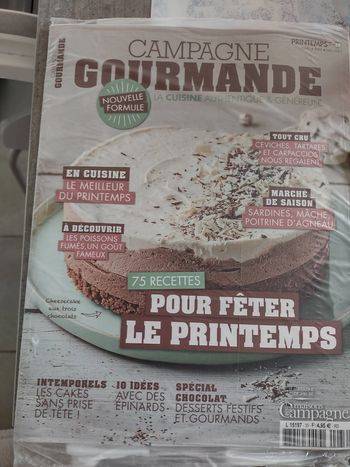 Livre Cuisine gourmande Recettes pour fêter le printemps