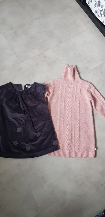 Lot 2 robes okaidi 4 ans