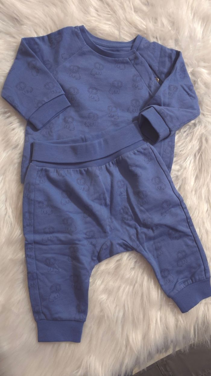 💙💥💥 superbe Ensemble sweat et pantalon  3 mois garçon 💥💥💙