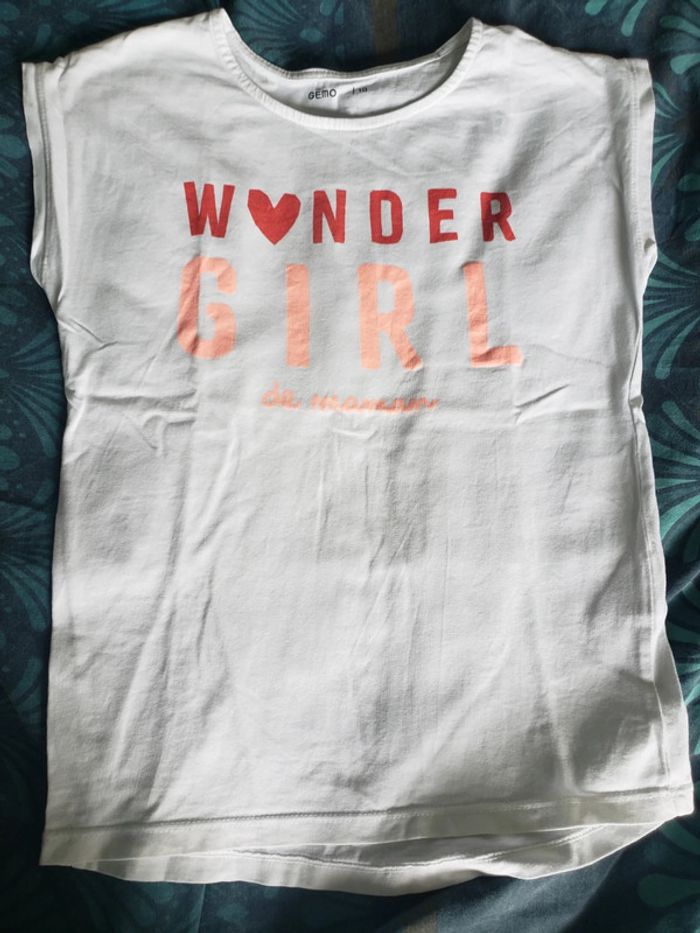 T-shirt manches courtes gemo 10 ans