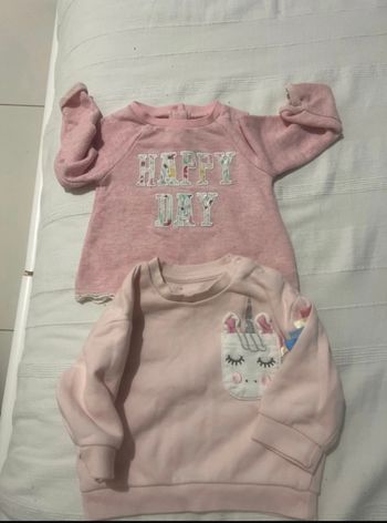 Lot 2 pulls primark taille 6-9 mois