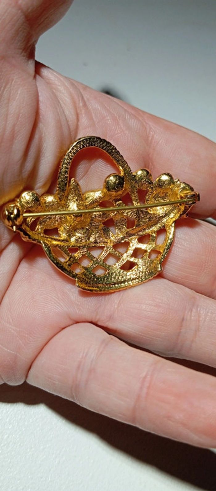 Broche panier de fleurs - photo numéro 7