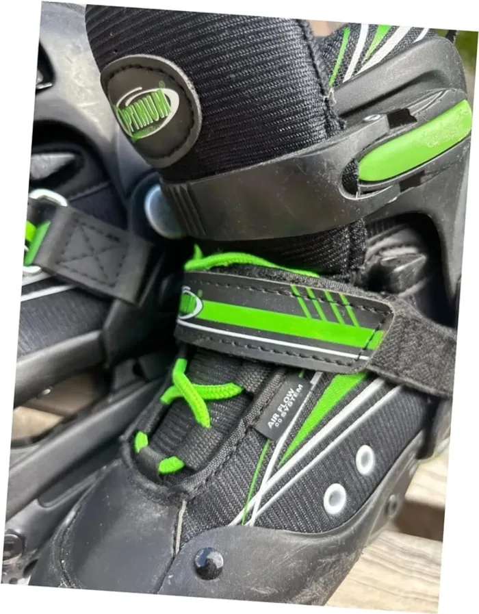 Patins à Roulettes Optimum - Taille Réglable 32 - 35 Idéaux pour Débuter ! - photo numéro 3