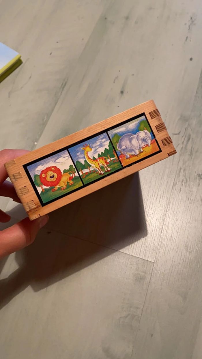 Puzzle cube bois - photo numéro 3